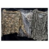 (3) Sz XL Long Sleeve Printed Shirts