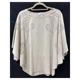 Sz: 10, Joseph Ribkoff, Blouse With a Poncho