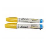 (2) NEW Sharpie Paint Markers Yellow