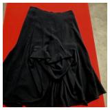 Sz 2 Ronen Chen Black Avant-garde High-low Skirt