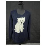 Sz Med Polar Bear Sweater