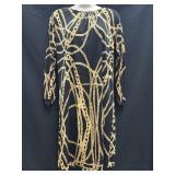 Sz M Lacey Parker Long Sleeve Dress