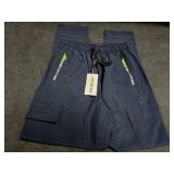 NWT SZ Sm Blue Lightweight Hiking Pants w/Side