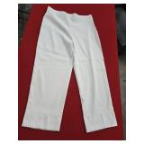 Lauren Vidal Paris Model White Side Zip Flat