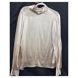 Sz:M, Vinc, Silk Long Sleeve Shirt