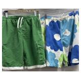 Sz L Surf Line Hawaii & XL InGear Swim Trunks