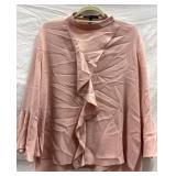 Sz: M, BCBGMAXAZRIA, Pink Blouse