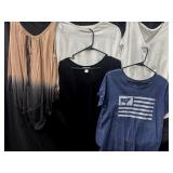 (5) Sz L Assorted Tops