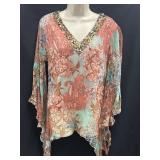 Sz S Vintage Anage Too Asymmetrical Colorful