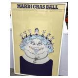 27.5"x44" Signed Framed Poster for the "Mardi