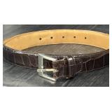 Sz 38 Napoleon Alligator Exotic Skin Belt