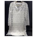 Sz: 52, Exetera, Lace White Dress