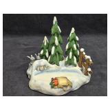 Goebel Hummelscape "Autumn Frolic" Porcelain