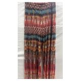 Sz M Amma Bohemian Style Wide Leg Palazzo Pants