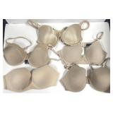 (5) Sz 36C Nude Colored Bras