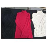 (1) Lord & Taylor Sz Sm Tan (1) Med I.N.C. Black &