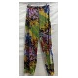 Sz M Petit Pois Colorful Abstract Pants
