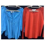 (2) Sz S/M Long Sleeve Shirts