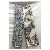 Sz 8/10 Rene Lizard Wide Legged Indigo Pants