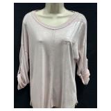 Gigi Moda Pink Metallic Shirt