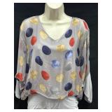 Gigi Moda Donatella Dot Blouse