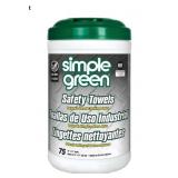 (1) Simple Green Safety Cleaning Towels 75ct