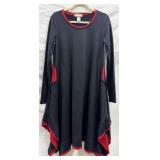Sz: S, Song & Sung Black & Red Dress