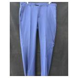 Sz: 38, Luciano Moresco Mens Blue Slacks