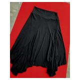 Sz 2 July 5 Knit Skirt with Asymmetrical Hem