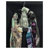 Metal Scarf Hanger With 9 Scarves Included!!