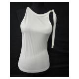 Sz M Versace Jeans Asymmetrical Tank w/Tie