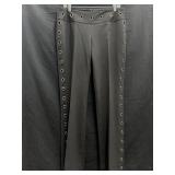 Sz 10 Cote Ouest Trousers w/ Silver Grommet