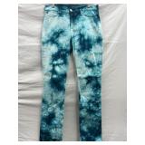 Sz 29 Hudson Midrise Cuff Straight Jeans