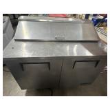True Sandwich Prep Table w/Two Doors for