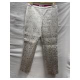 Sz: 8, Trina Turk, Metálic Silver Pants