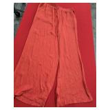NWT Sz Med Skys Ate Blue Orange Wide Leg