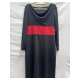 Sz: 10, David Meister, Black & Red Women