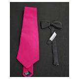 (1) NWT Bellini Silk Pink Tie & Addison on