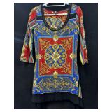 Sz: M, From the Heart, Mini Dress Baroque Print