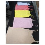 (4) Tanks (Sm/Med) White Leggings & Sz Large