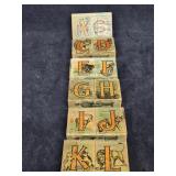 Antique 19th-century Alphabet Blocks, likely