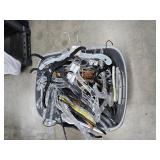 Grey Bin Full.of Plastic Hangers