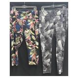 (2) Sz L/XL Print Leggings