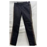 Sz 10 Joseph Ribkoff Leopard Stripe Jeans