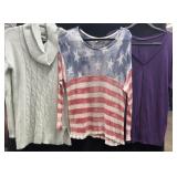 (3) Sz S Sweaters & Long Sleeves