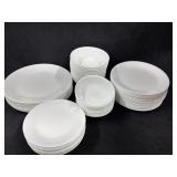 Big Lot Of Corelle White Plates