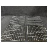 (4) Stainless Steel Cooling Racks