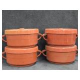 (4) TrueCraftware Rice Containers w/Lids