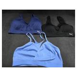 (2) Puma XL Exercise Bras & (1) Fabletics (No