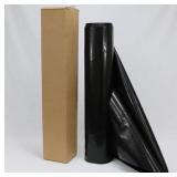 (1) BLACK POLLY SHEETING 2000 Sq Ft of (20ft x
